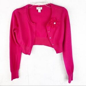 [The Children’s Place] Pink Cropped Cardigan